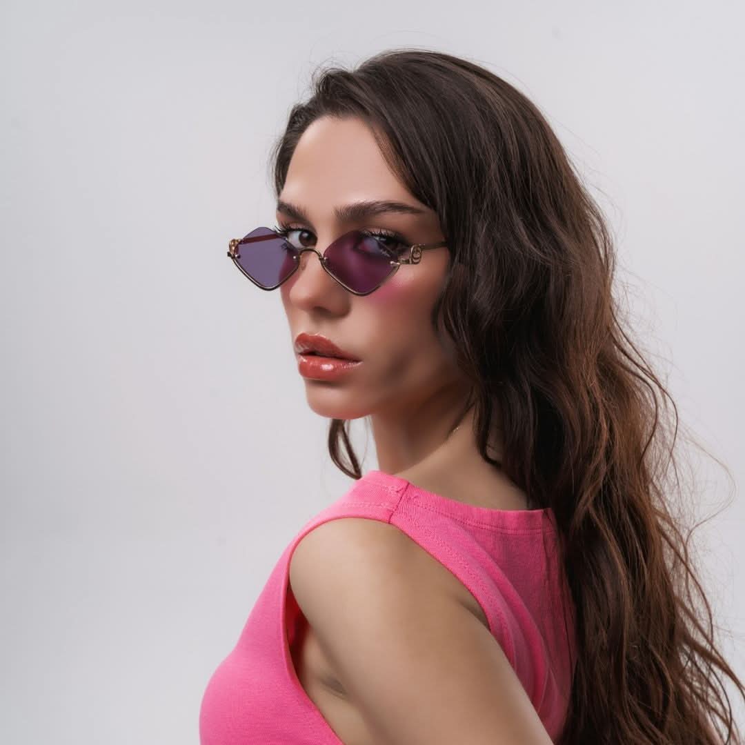 Ochelari de soare Emily Purple la preț redus