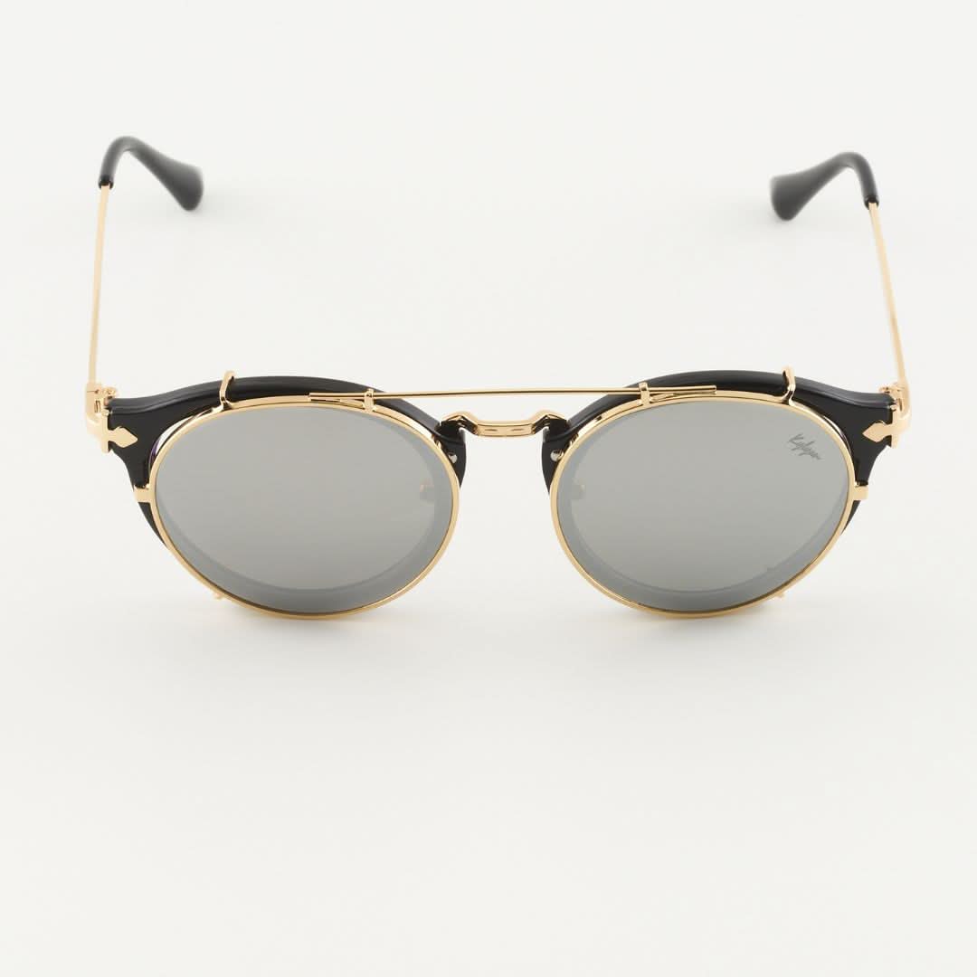 Golden Mobile Mirror Sunglasses