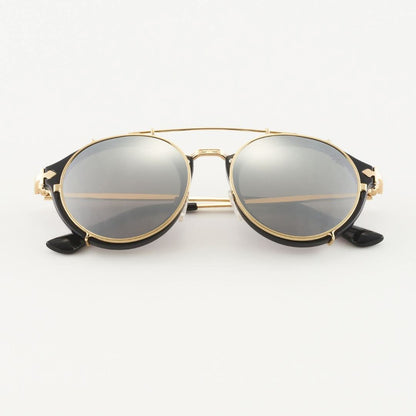 Golden Mobile Mirror Sunglasses